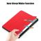  Samsung Galaxy Tab S9 Plus Fodral Läder Röd