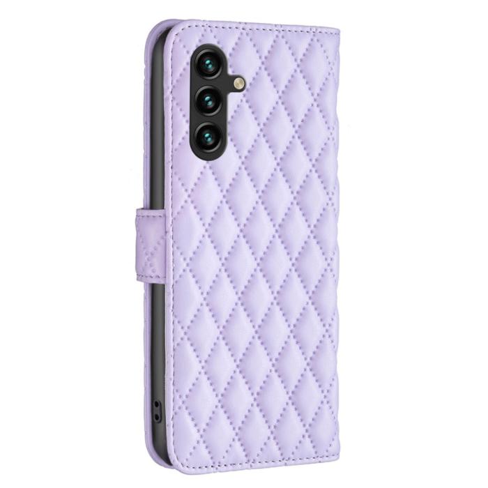Bild 5,  Samsung Galaxy A55 5G Fodral Diamond Läder Lila