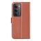  Xiaomi Redmi 15 Fodral Litchi Läder Brun