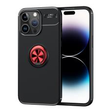  iPhone 15 Pro Max Skal Ring Svart/R&ouml;d