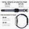 ColorPop Sportarmband Dual-Color Apple Watch 42/41/40/38 mm (M/L) Svart/Blå
