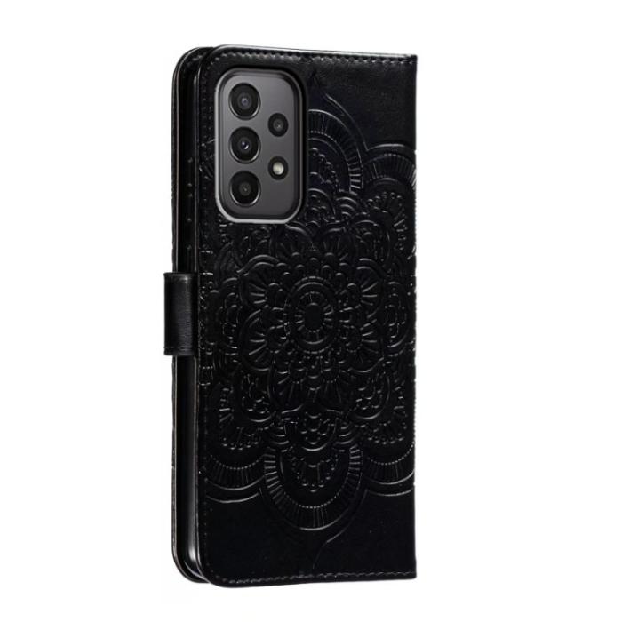Bild 3,  Samsung Galaxy A24 5G Fodral Mandala Läder Svart
