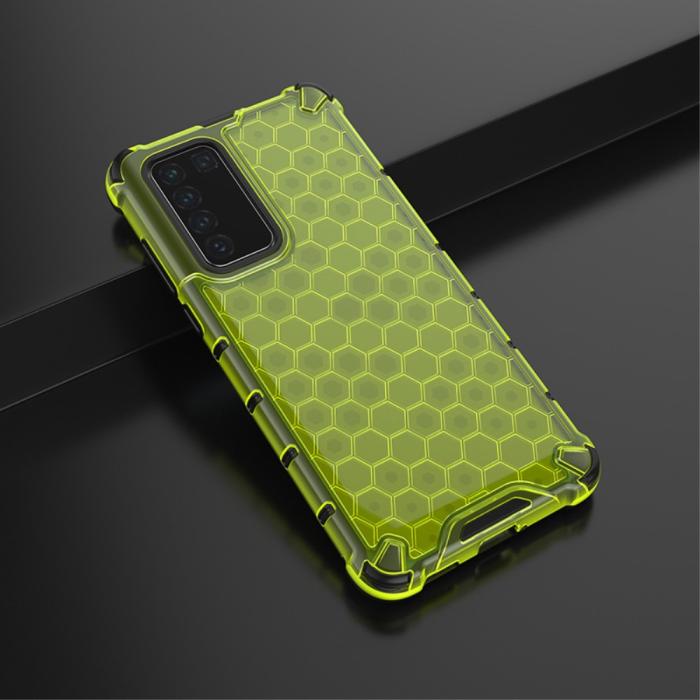 Bild 5,  Huawei P40 - Armor Honeycomb Textur - Grön