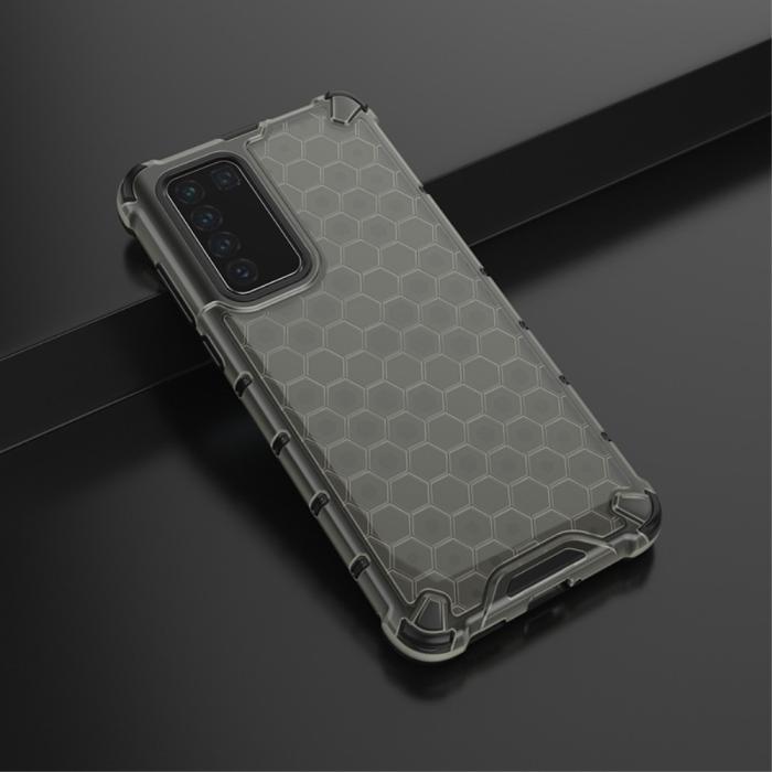 Bild 4,  Huawei P40 - Armor Honeycomb Textur - Grå
