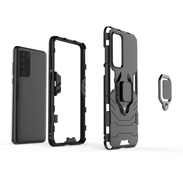 Bild 2,  Huawei P40 - Hybrid Ring Skal - Svart