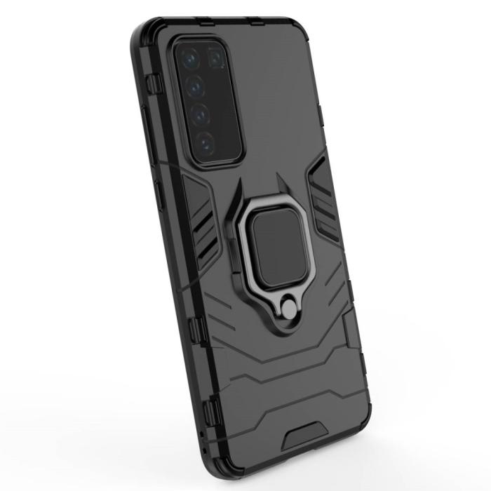Bild 4,  Huawei P40 - Hybrid Ring Skal - Svart