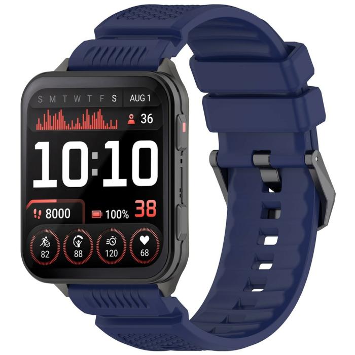 Bild 2,  Garmin Venu X1 Klockarmband Silikon Mörk Blå