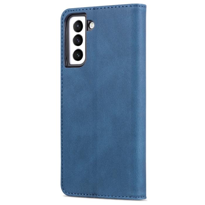 Bild 3, AZNS AZNS Samsung Galaxy S22 Fodral Skin Touch Läder Blå