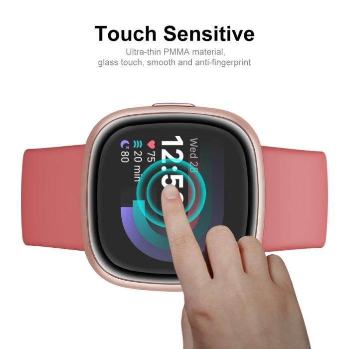 Bild 4, ENKAY ENKAY Fitbit Versa 4/Sense 2 Skärmskydd Heltäckande