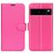  Google Pixel 8 Pro Fodral Litchi Textur Rosa