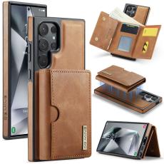 DG.MING DG.MING Galaxy S25 Ultra 2in1 Skal Magnetiskt Kortfack Brun