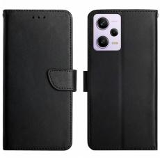  Xiaomi Redmi Note 12 Pro 5G Fodral &Auml;kta L&auml;der Nappa Svart