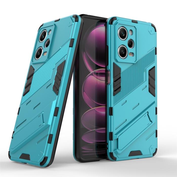 Bild 4,  Xiaomi Redmi Note 12 Pro 5G Skal Hybrid Kickstand Blå