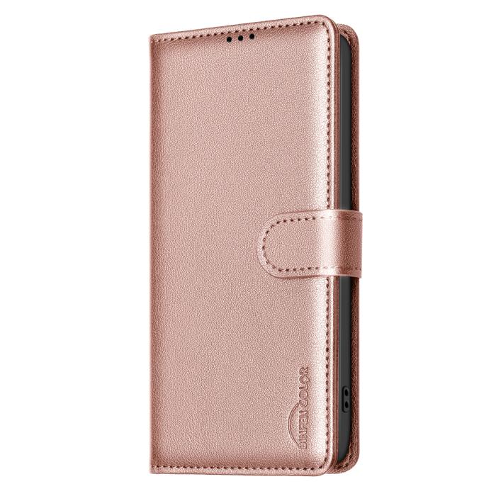 Bild 2,  Samsung Galaxy S25 FE Fodral RFID Läder Roséguld