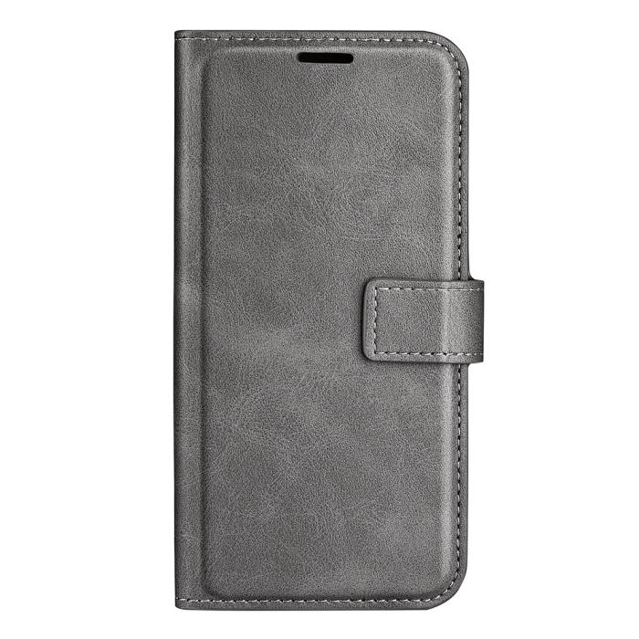 Bild 2,  Motorola Moto G51 Fodral PU Läder Grå