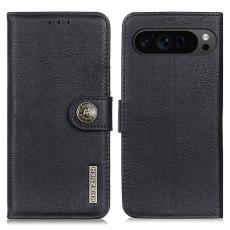 KHAZNEH KHAZNEH Google Pixel 10 Pro XL/ 9 Pro XL Fodral L&auml;der Svart