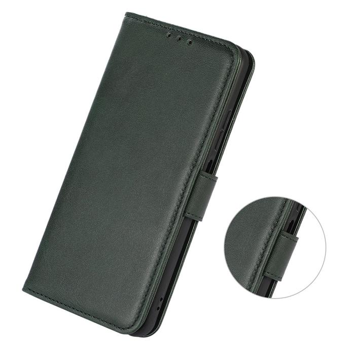 Bild 4,  Sony Xperia 10 VI Läder Fodral Läder Solid Grön