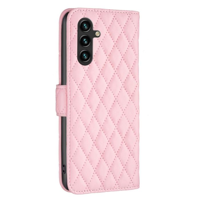 Bild 5,  Samsung Galaxy A55 5G Fodral Diamond Läder Rosa