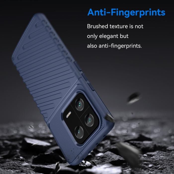 Bild 3,  Xiaomi 13 Pro 5G Skal Twill Textur Blå