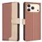 BINFEN BINFEN iPhone 17 Pro Max Fodral RFID Splicing Color Brun