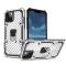  iPhone 13 Mini - Armor Hybrid Ring Skal - Silver