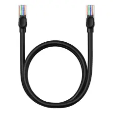 BASEUS BASEUS 1 m Cat5 RJ45 N&auml;tverkskabel Svart