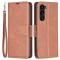  Galaxy S25 Plus / S24 Plus Fodral Solid Shark Läder Brun
