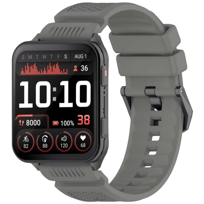 Bild 2,  Garmin Venu X1 Klockarmband Silikon Mörk Grå