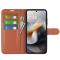  Motorola Moto G56 5G Fodral Litchi Läder Brun