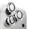 NORTHJO NORTHJO iPhone 17 Pro/17 Pro Max Linsskydd Strass Silver