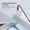 ESSAGER ESSAGER 3m 100W 5A PD USB-C - USB-C Laddningskabel Svart