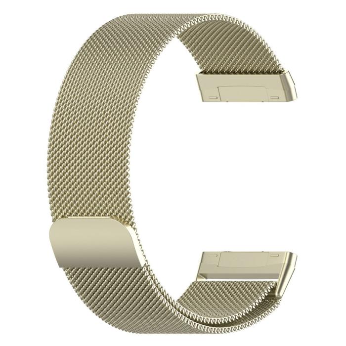 Bild 2,  Fitbit Versa 4/Sense 2 Armband Milanese Loop Guld