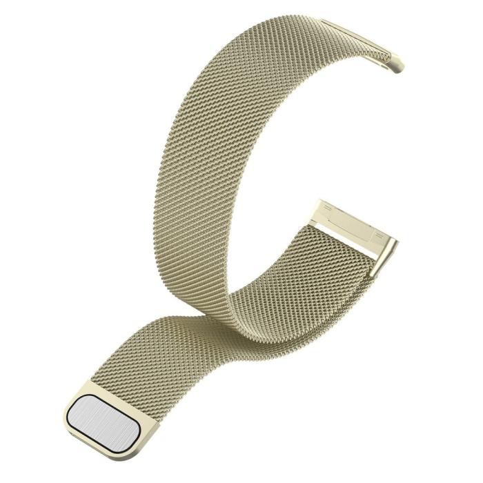 Bild 3,  Fitbit Versa 4/Sense 2 Armband Milanese Loop Guld