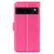  Google Pixel 8 Pro Fodral Litchi Textur Rosa