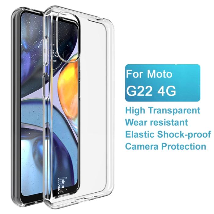 Bild 3, IMAK IMAK Motorola Moto G22 Skal Transparent TPU