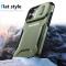  iPhone 16 Plus Skal CamShield Hybrid Grön