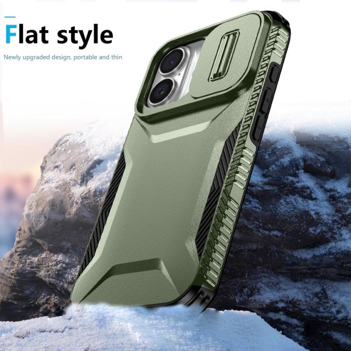 Bild 5,  iPhone 16 Plus Skal CamShield Hybrid Grön