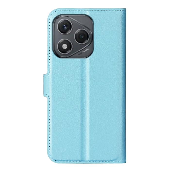 Bild 3,  Honor 400 Smart Fodral Litchi Läder Blå