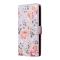  Samsung Galaxy S26 Plus Fodral RFID Läder Rosa Blommor