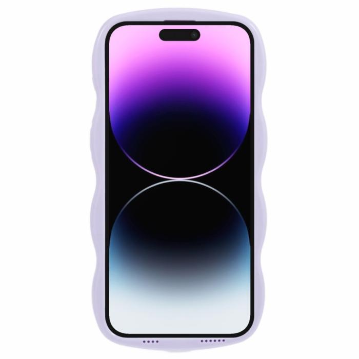 Bild 2,  iPhone 14 Pro Max Mobilskal Wavy Textur Lila