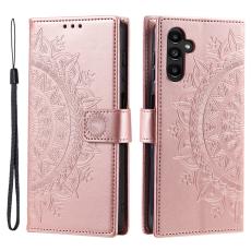  Samsung Galaxy S23 FE Fodral Mandala L&auml;der Ros&eacute;guld