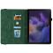 Samsung Galaxy Tab A11 Plus Fodral Butterfly Flower Grön