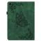  Samsung Galaxy Tab A11 Plus Fodral Butterfly Flower Grön