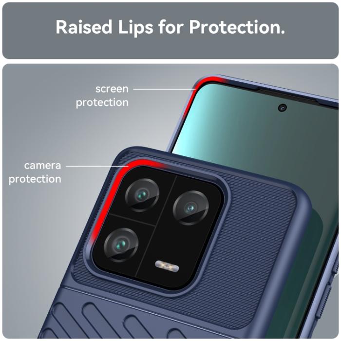 Bild 6,  Xiaomi 13 Pro 5G Skal Twill Textur Blå