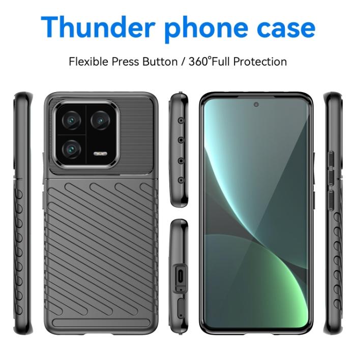 Bild 2,  Xiaomi 13 Pro 5G Skal Twill Textur Svart