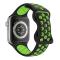 ColorPop Sportarmband Dual-Color Apple Watch 42/41/40/38 mm (M/L) Svart/Grön