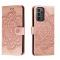  Samsung Galaxy A24 5G Fodral Mandala Läder Roséguld