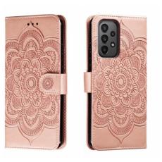  Samsung Galaxy A24 5G Fodral Mandala L&auml;der Ros&eacute;guld