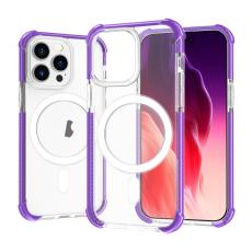  iPhone 15 Pro Skal Shockproof MagSafe Hybrid Lila