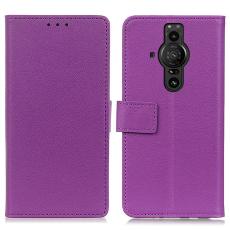  Sony Xperia Pro-I Fodral L&auml;der Lila